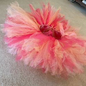 Fuscia super fluff adult tutu